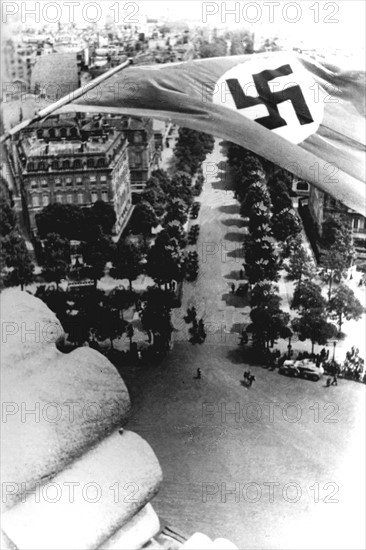 World War 2: German occupation of Paris, June 1940...