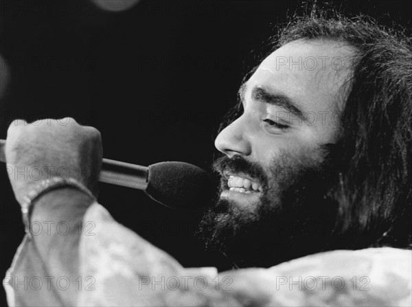 Le chanteur grec Demis Roussos