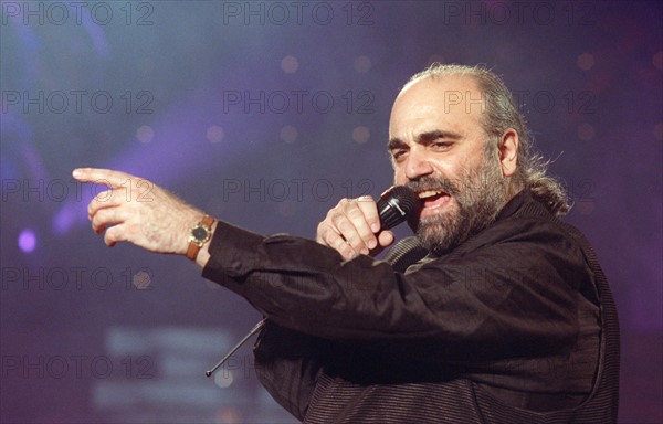 Le chanteur grec Demis Roussos