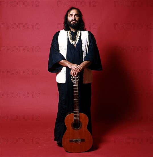 Le chanteur grec Demis Roussos