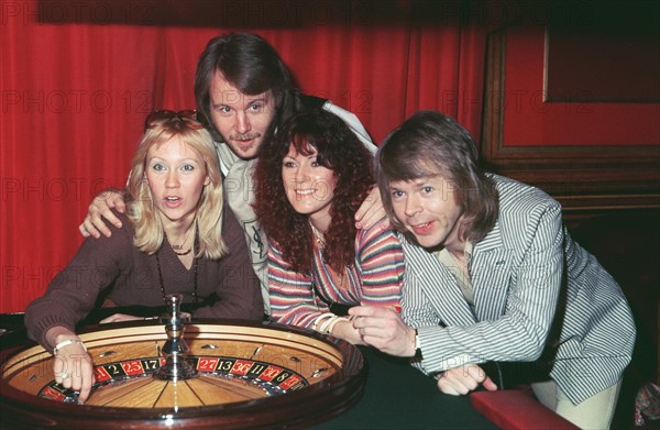 ABBA
Swedish Pop Group
(Left to Right: AGNETHA FALTSKOG; BENNY ANDERSSON...