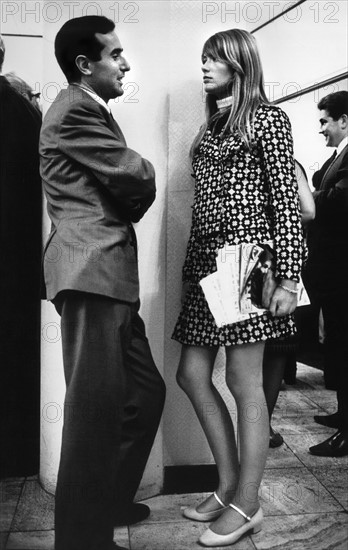 Francoise Hardy et Lorenzo Bandini (1966)