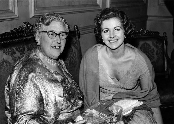 Agatha CHRISTIE und Margaret LOCKWOOD