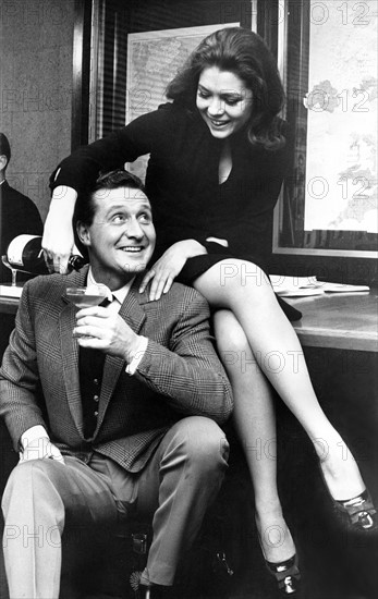 Patrick Macnee et Diana Rigg