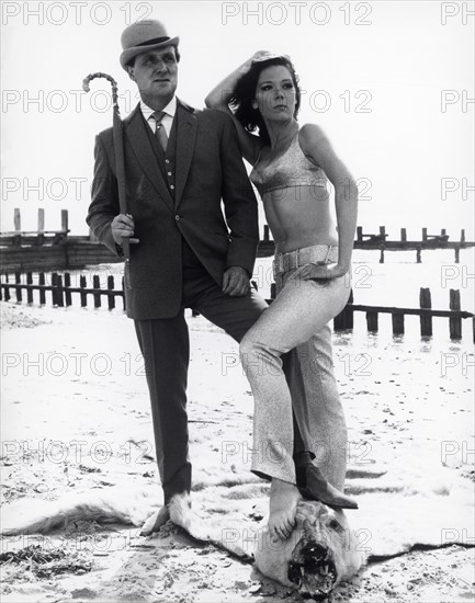 Patrick Macnee et Diana Rigg