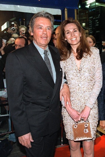 Alian Delon et Rosalie van Breemen