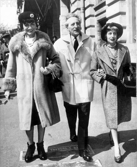 Coco Chanel, Jean Cocteau et Francine Weisweiller