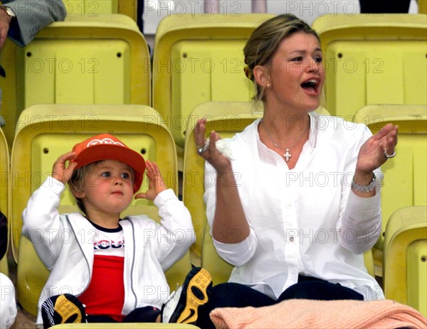 Corinna Schumacher et sa fille Gina Maria