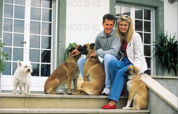 Michael Schumacher et sa femme Corinna