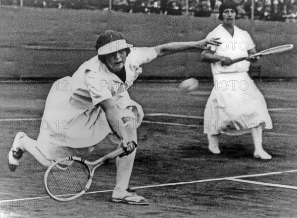 Helen Wills et Hazel Hotchkiss Wightman