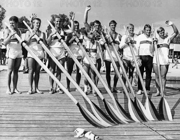 Mexiko 1968 - Deutschland-Achter gewinnt Gold bei den Olympischen Sommerspielen in Mexiko