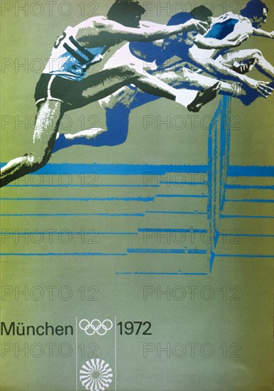 Affiche des JO d'été de Munich 1972