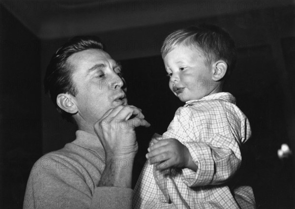 Kirk Douglas et son fils Eric
