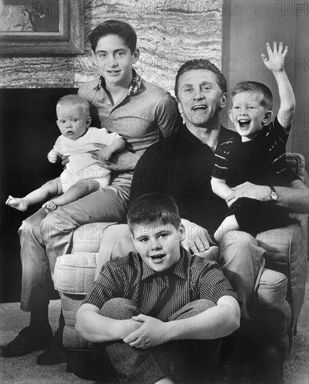 Kirk Douglas et ses quatre fils