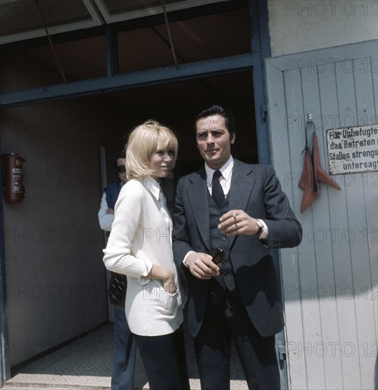 Alain Delon et Mireille Darc