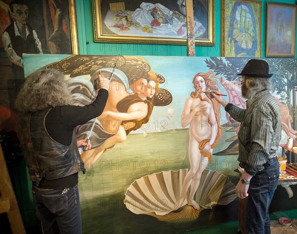 Art fakers Posin