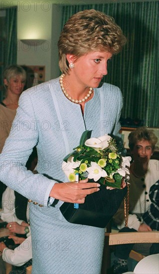 HRH PRINCESS OF WALES
Pictured during her visit to Great Ormand Street...