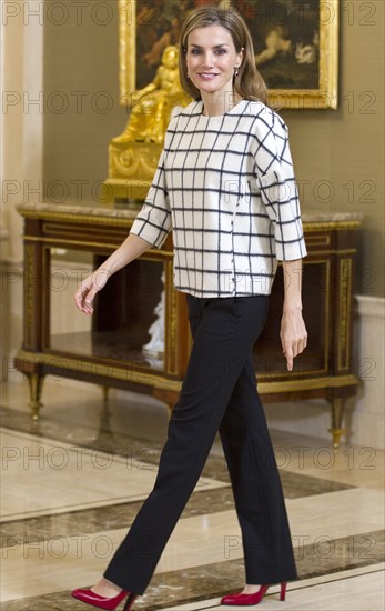 Königin Letizia Audienz, Madrid