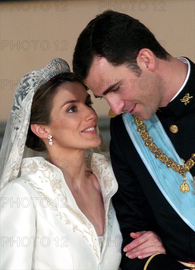 Royal wedding of crown prince Felipe and Letizia