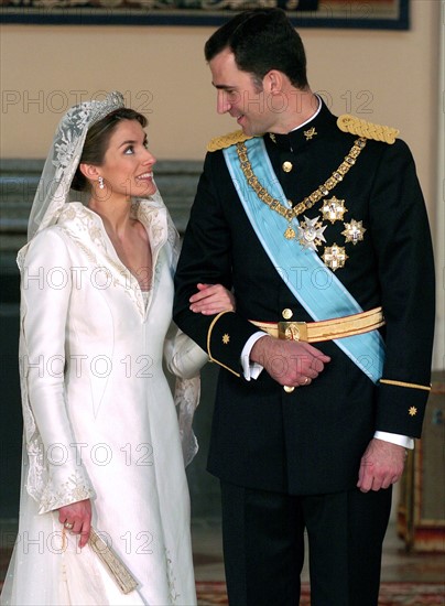 Royal wedding of crown prince Felipe and Letizia