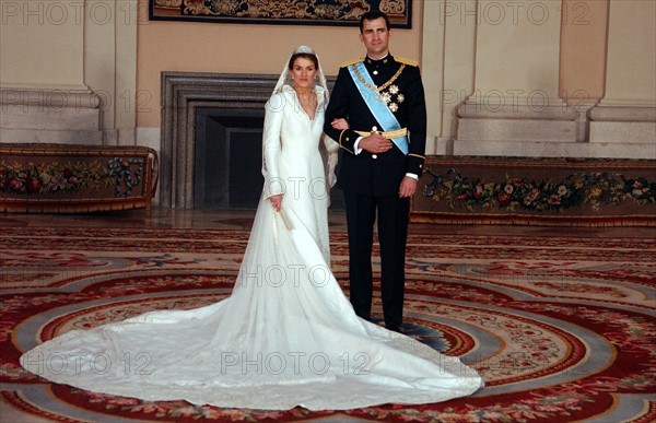 Royal wedding of crown prince Felipe and Letizia