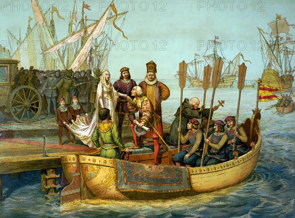 Christophe Colomb part pour le Nouveau Monde