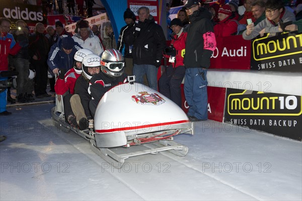 Exklusiv: Fürst Albert beim Monaco Bob Rennen in Saint Moritz