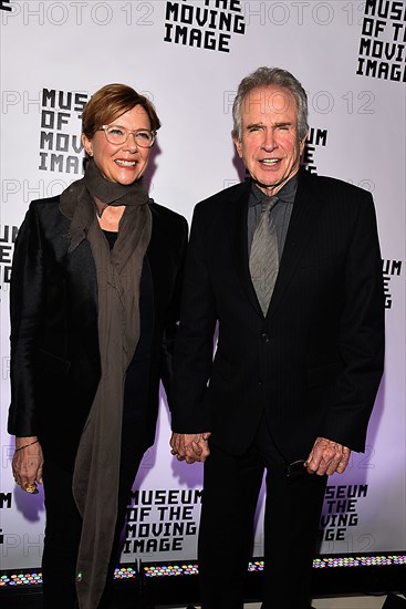 Annette Bening, husband Warren Beatty at the Museum of the Moving Image 31st Annual Gala Salute honouring Annette Bening