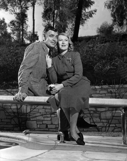 Clark Gable et Sylvia Ashley