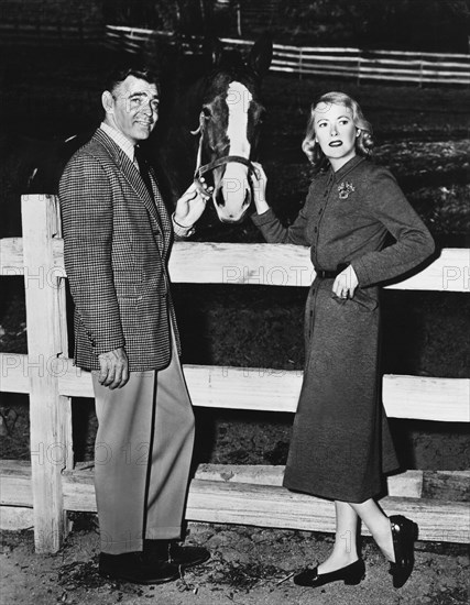 Clark Gable et Sylvia Ashley