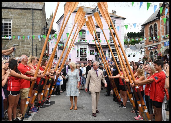 Prince Charles the Duchess of Cornwall visit Cornwall