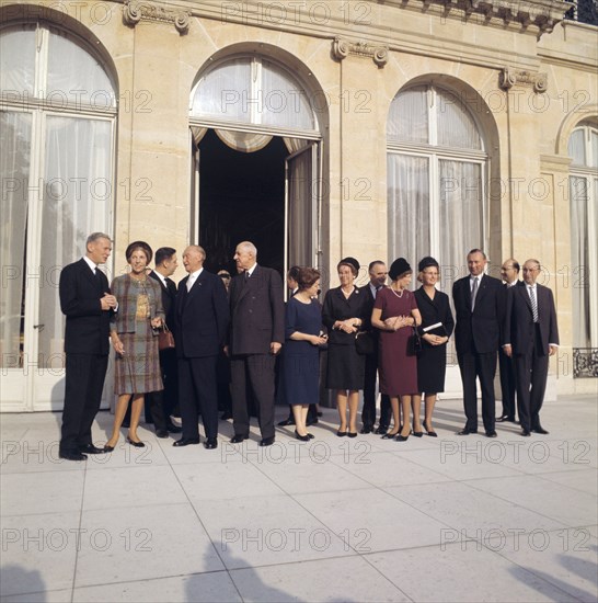 Visite officielle du chancelier allemand en France, 1964