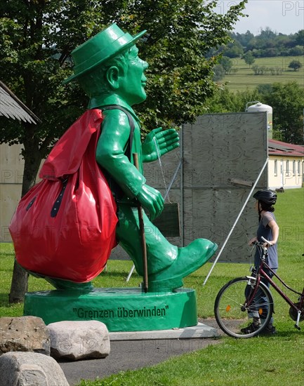 Grüner "Einheitsmann" in Vacha