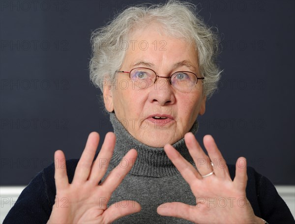 Christiane Nuesslein-Volhard, Nobel laureate in medicine, is pictured in Tuebingen, Germany, 10 October 2012. The director of the Max-Planck-Institute (MPI) for developmental biology wom the Nobel Prize in 1995. Photo: Bernd Weissbrod | Verwendung weltweit