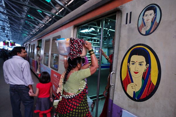 Train à Bombay