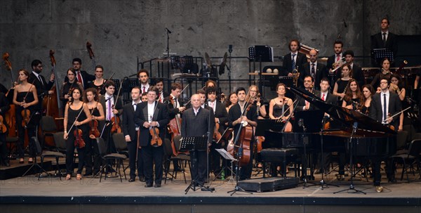 Konzert West-Eastern Divan Orchestra unter Daniel Barenboim, Waldbühne berlin, 15.8.2015
Foto: Eva Oertwig/SCHROEWIG | Verwendung weltweit