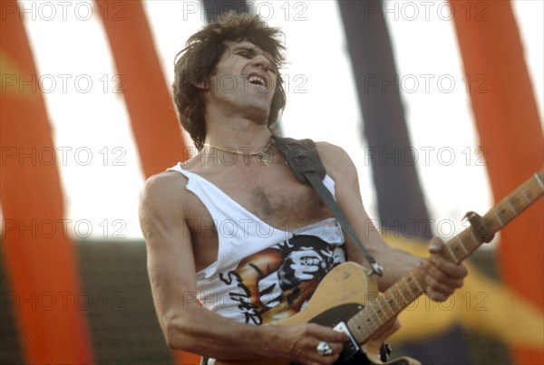 The Rolling Stones en concert à l'Olympiastadion de Munich le 11 juin 1986