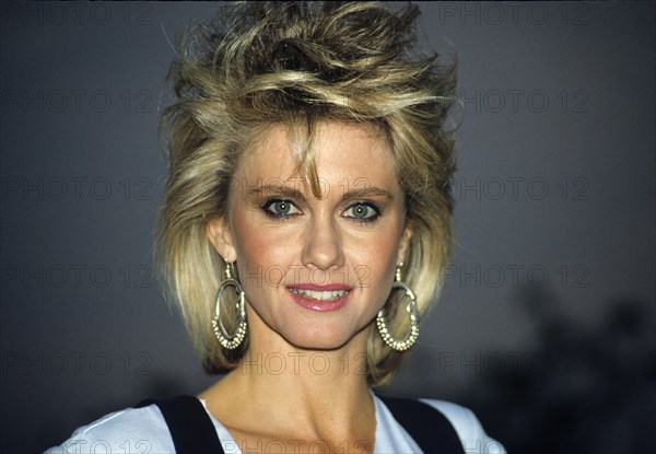 Olivia Newton-John, eine britische/australische Sängerin, Schauspielerin und Songwriterin, in London am 25.10.1983. | Verwendung weltweit