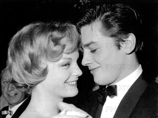 Romy Schneider et Alain Delon, 1958