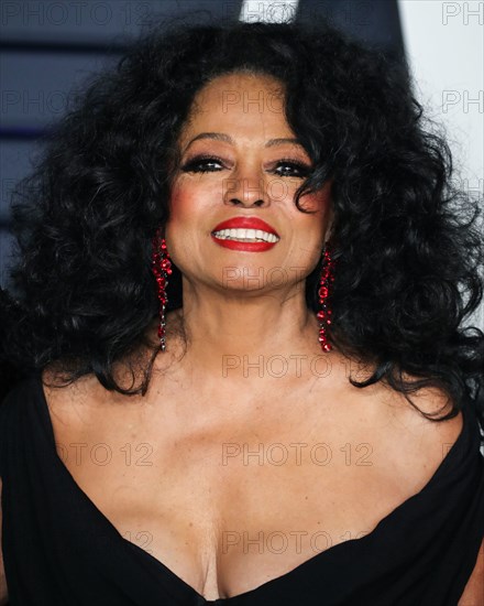 BEVERLY HILLS, LOS ANGELES, CA, USA - FEBRUARY 24: Singer Diana Ross arrives at the 2019 Vanity Fair Oscar Party held at the Wallis Annenberg Center for the Performing Arts on February 24, 2019 in Beverly Hills, Los Angeles, California, United States. |