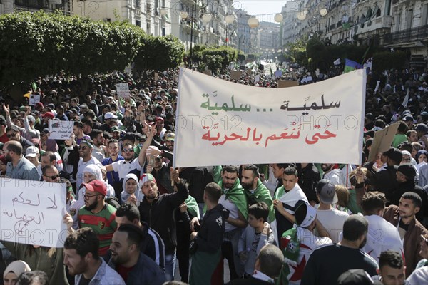 Manifestation contre Abdelaziz Bouteflika, à Alger le 15 mars 2019