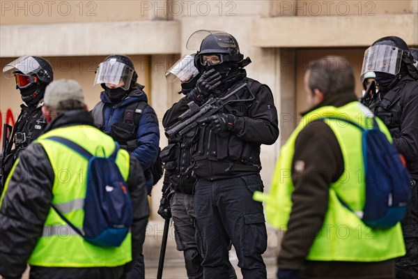 Manifestation de Gilets Jaunes, décembre 2018