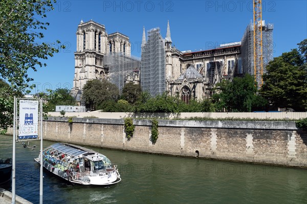 Reconstruction of Notre-Dame Cathedral in Paris