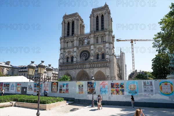 Reconstruction of Notre-Dame Cathedral in Paris