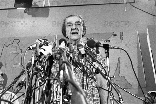 Golda Meir, 1973