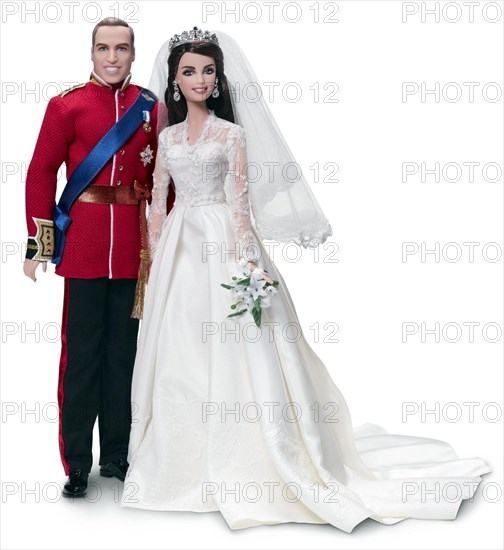 Limited edition Barbie Collector William & Catherine Royal Wedding