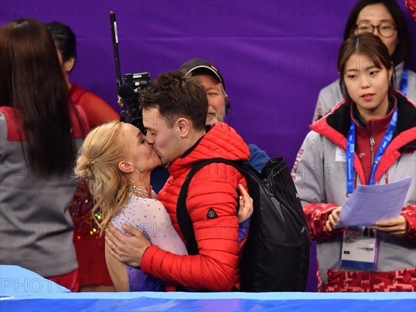 Aljona Savchenko et son mari Liam Cross