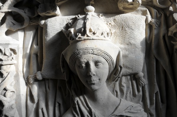 The sarcophagus of Queen Edith of England, wife of Otto I