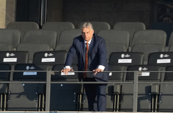 14.07.2024, Olympiastadion, Berlin, GER, EM UEFA 2024, Final, Spain vs England, im Bild Ungarns Ministerpräsident Viktor Orban