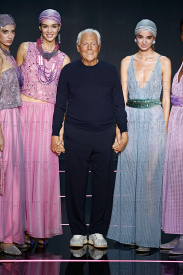EMPORIO ARMANI Spring/Summer 2024 Runway during Milan Fashion Week on September 2023 - Milan; Italy 21/09/2023